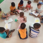 "Teamwork and Fun: Group Activity at Champs Foundation Preschool & Day Boarding" "Children participating in a group activity, collaborating and learning together at Champs Foundation Preschool & Day Boarding."