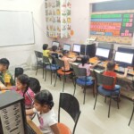 "Our little champs are exploring technology in fun computer classes at Champs Foundation Preschool & Day Boarding!" "Preschoolers learning basic computer skills in a fun class at Champs Foundation Preschool & Day Boarding."