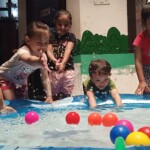 "Our little champs are having a blast at the water pool party, splashing, playing, and making unforgettable memories at Champs Foundation Preschool & Day Boarding!" "Preschoolers enjoying a splash-tastic water pool party, having fun and staying cool at Champs Foundation Preschool & Day Boarding."