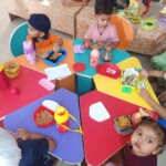 "Our little champs are enjoying nutritious and tasty meals, building healthy habits and having fun during meal time at Champs Foundation Preschool & Day Boarding!" "Preschoolers enjoying a healthy and delicious meal together at Champs Foundation Preschool & Day Boarding."