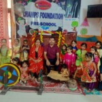 "Mr. Vijay Gaba, our dedicated founder, is celebrating Teej Festival with our little champs, teaching them about traditions and creating joyful memories at Champs Foundation Preschool & Day Boarding!" "Preschool Founder Mr. Vijay Gaba celebrating Teej Festival with preschoolers, sharing joy and cultural traditions at Champs Foundation Preschool & Day Boarding."