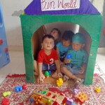 "Our little champs are having a blast in the Fun World at Champs Foundation Preschool & Day Boarding, filled with thrilling activities, games, and laughter!" "Preschoolers enjoying exciting activities and adventures at the Fun World section of Champs Foundation Preschool & Day Boarding