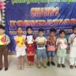 "Our little champs are celebrating Teacher's Day with love and gratitude, honoring their teachers with heartfelt cards and special activities at Champs Foundation Preschool & Day Boarding!" "Preschoolers celebrating Teacher's Day with gratitude, giving cards, and engaging activities at Champs Foundation Preschool & Day Boarding."